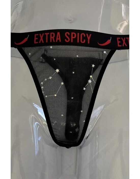 Sexi Yazılı String Külot  81901