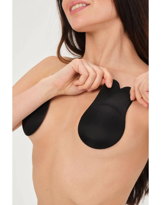 SİYAH MI 110 Tavşan Göğüs Dikleştirici Yapıştırma Sütyen