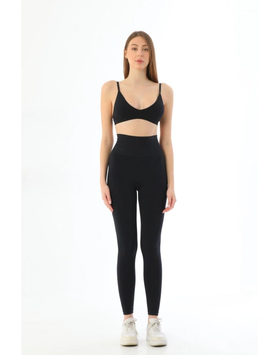 SİYAH MI 3905 Yüksek Bel Toparlayıcı Tayt