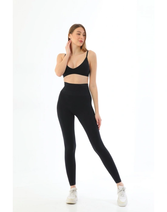 SİYAH MI 3905 Yüksek Bel Toparlayıcı Tayt