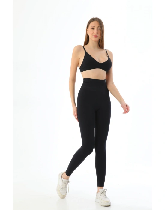 SİYAH MI 3905 Yüksek Bel Toparlayıcı Tayt