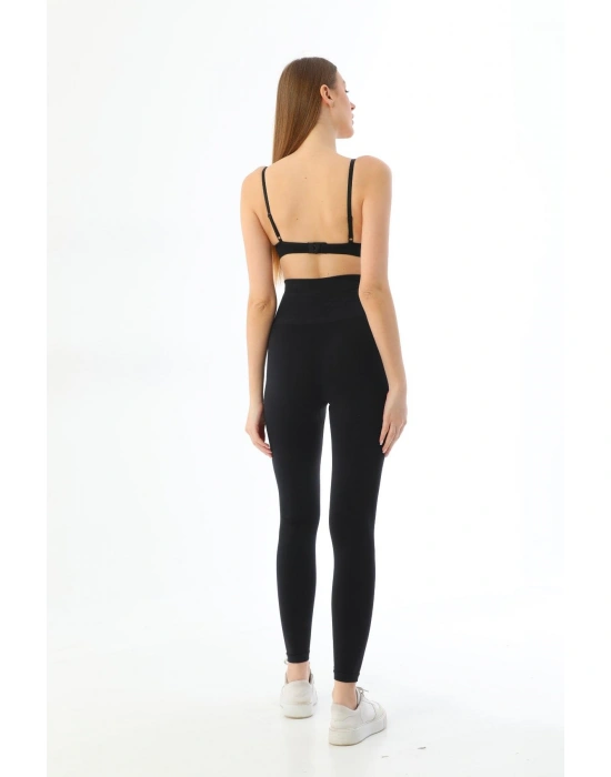 SİYAH MI 3905 Yüksek Bel Toparlayıcı Tayt