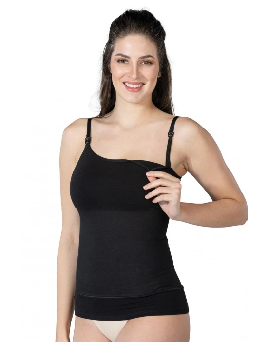 SİYAH MI Emay 1402 Modal Cotton Emzirme Atlet Korse