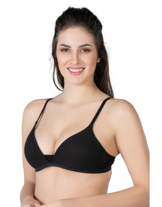 SİYAH MI Emay 1417 Modal Cotton Kaplı Sütyen