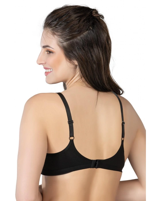 SİYAH MI Emay 1421 Modal Cotton Emzirme Sütyen