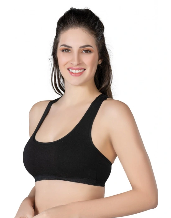 SİYAH MI Emay 1424 Modal Cotton Sporcu Büstiyer