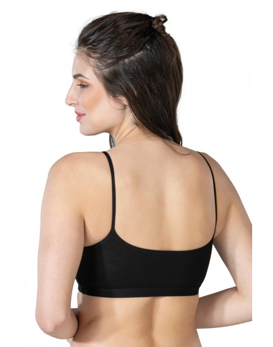 SİYAH MI Emay 1425 Modal Cotton Pedli Büstiyer