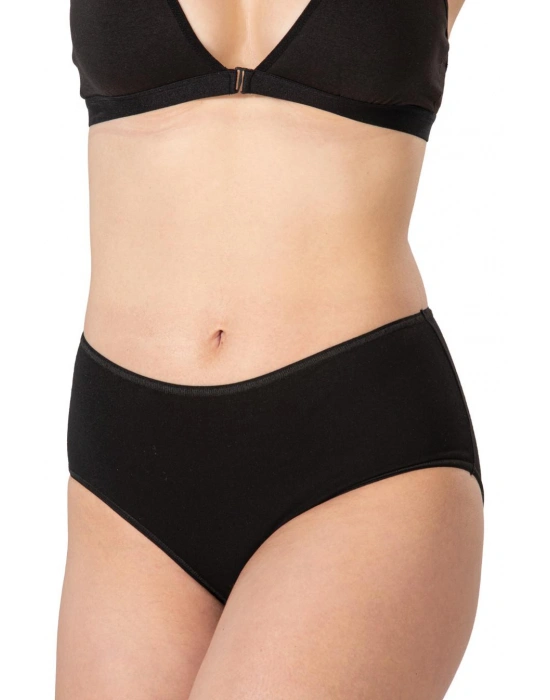 SİYAH MI Emay 1442 Modal Coton Yüksekbel Külot