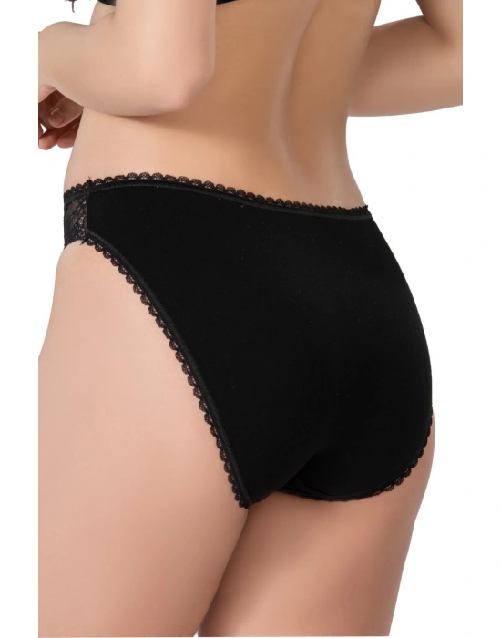 SİYAH MI Emay 1444 Modal Cotton Dantelli Külot