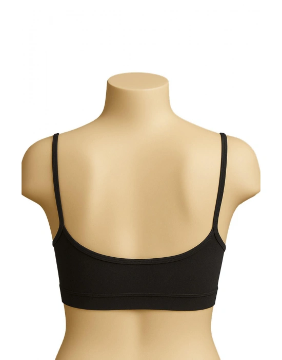 SİYAH MI Emay 1815 6'Lı Pedli Alıştırma Sütyeni