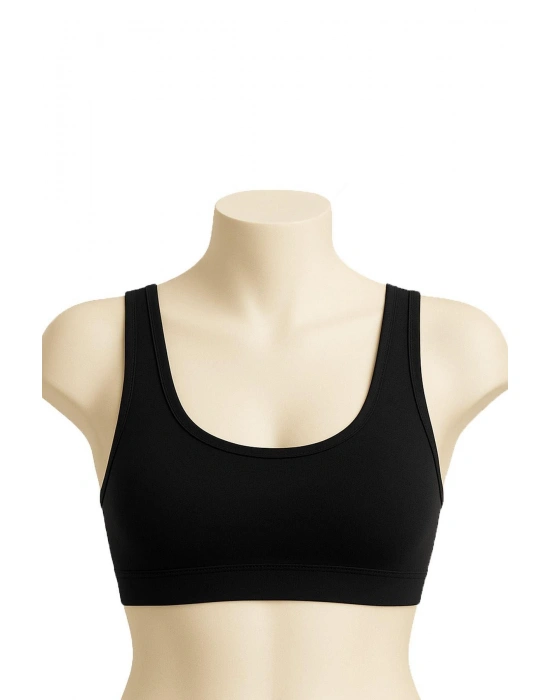 SİYAH MI Emay 1817 6'Lı Pedli Sporcu Sütyen