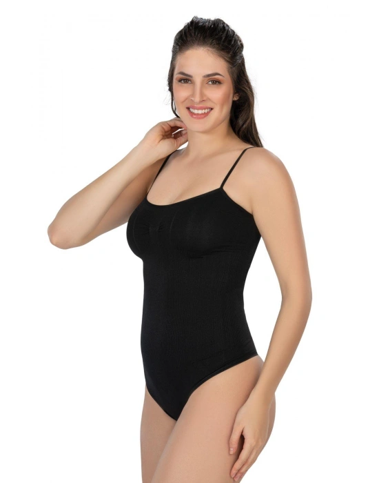 SİYAH MI Emay 1927 İp Askıllı Ripli String Body