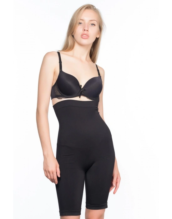 SİYAH MI Emay 2006 Yüksek Bel Uzun Paçalı Korse