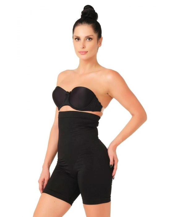 SİYAH MI Emay 2007 Yüksek Bel Paçalı Korse