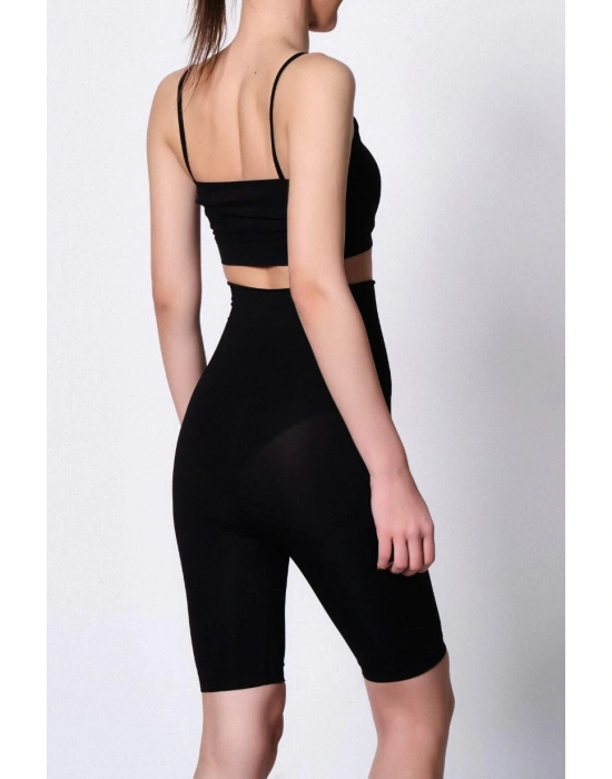 SİYAH MI Emay 2015 Yüksek Bel Double Uzun Paçalı Korse