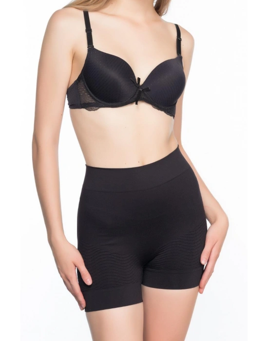 SİYAH MI Emay 2034 Popo Açık Anti Selülit Korse