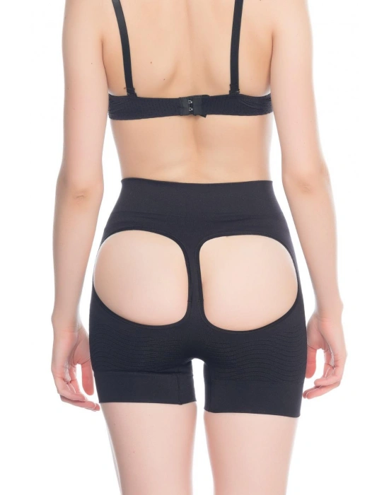 SİYAH MI Emay 2034 Popo Açık Anti Selülit Korse