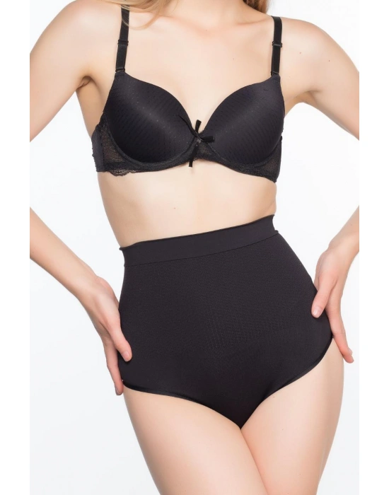 SİYAH MI Emay 2054 Masajlı String Korse