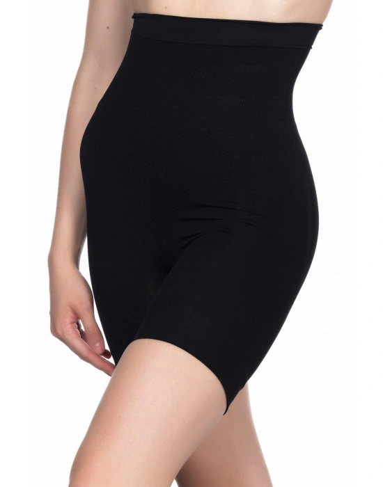 SİYAH MI Emay 2056 Yüksek Bel Masajlı Uzun Paça Korse