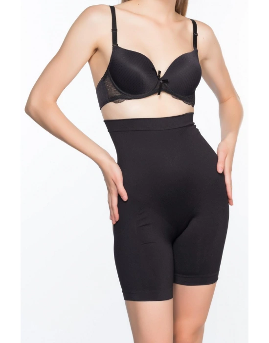 SİYAH MI Emay 2063 Popo Açık Paçalı Korse