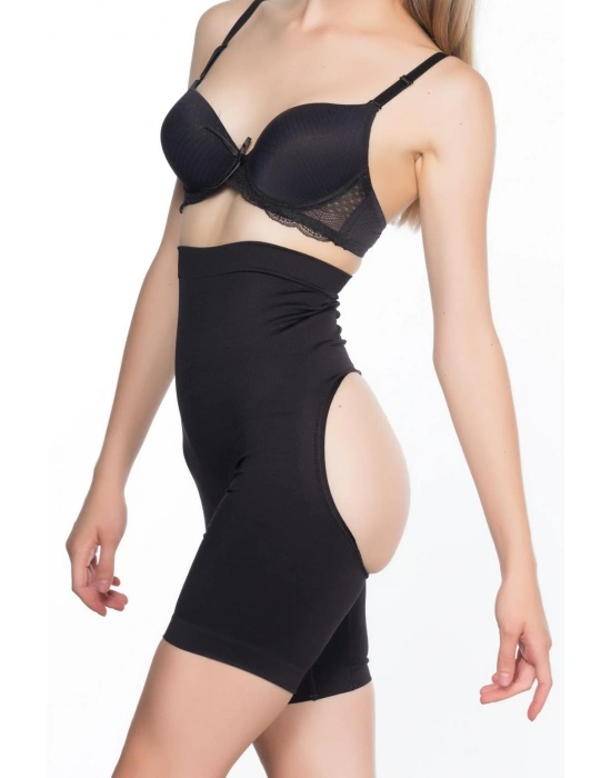 SİYAH MI Emay 2063 Popo Açık Paçalı Korse