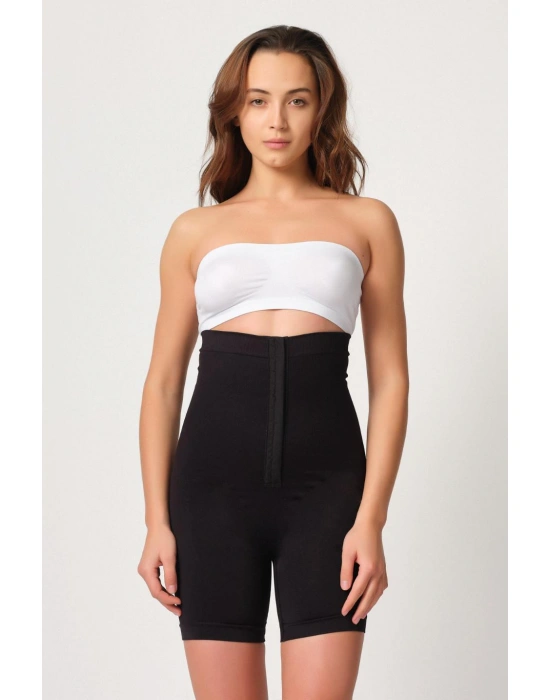 SİYAH MI Emay 2087 Önden Agraflı Paçalı Korse