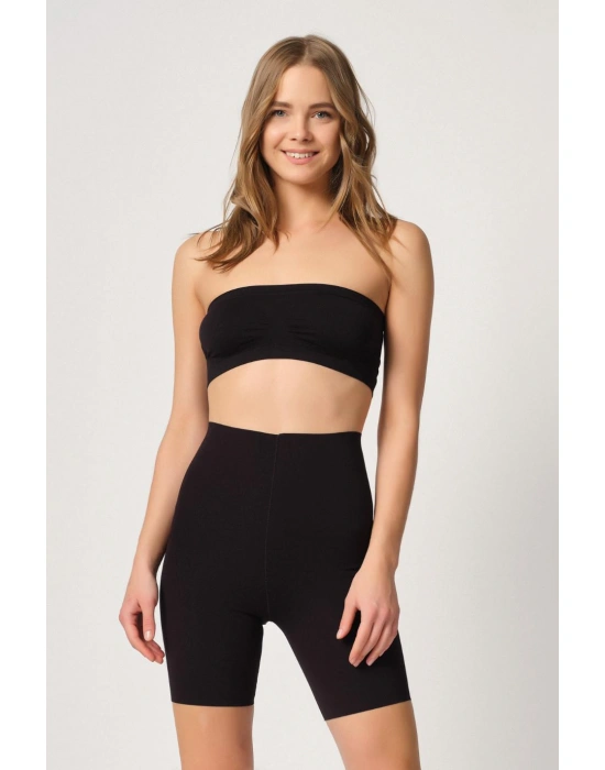 SİYAH MI Emay 2707 Lazer Yüksek Bel Paçalı Hayalet Korse