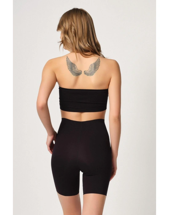 SİYAH MI Emay 2707 Lazer Yüksek Bel Paçalı Hayalet Korse