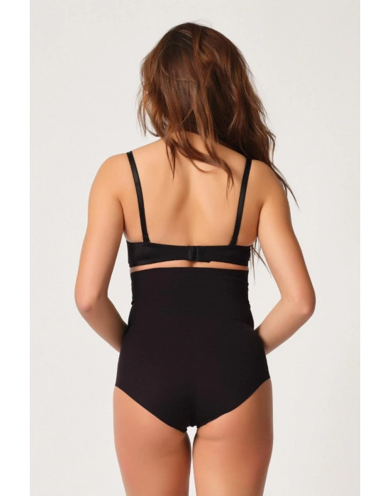 SİYAH MI Emay 2708 Lazer Yüksek Bel Kesim Slip Korse