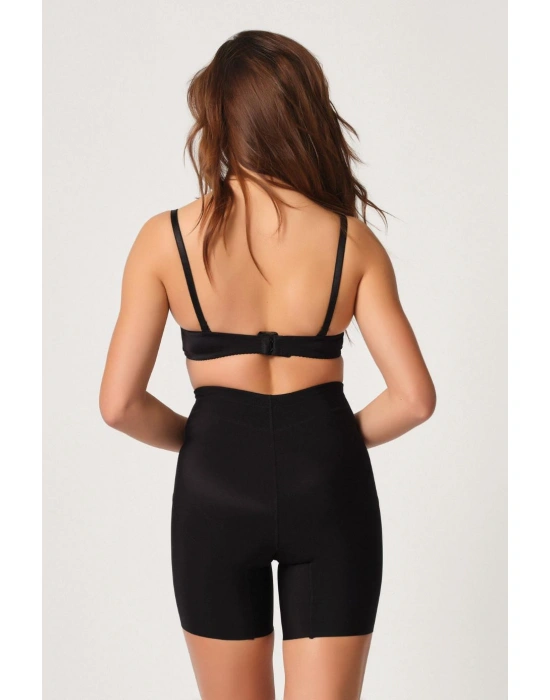 SİYAH MI Emay 2816 Yüksek Bel Boxer Lazer Korse