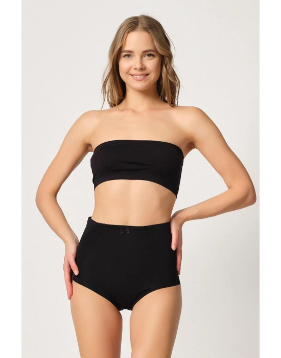 SİYAH MI Emay 2819 Slip Double Karın Toparlayıcı Lazer Korse