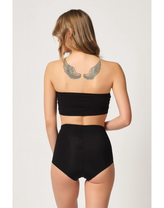 SİYAH MI Emay 2819 Slip Double Karın Toparlayıcı Lazer Korse