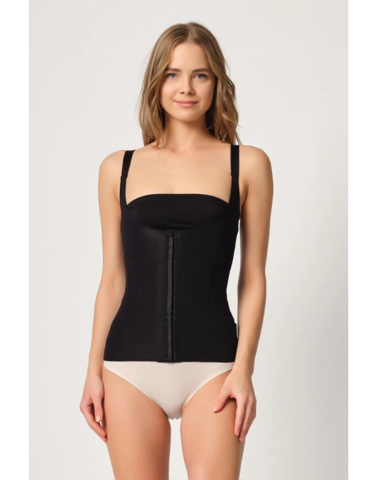 SİYAH MI Emay 2946 Göğüs Altı Balen Destekli Atlet Korse