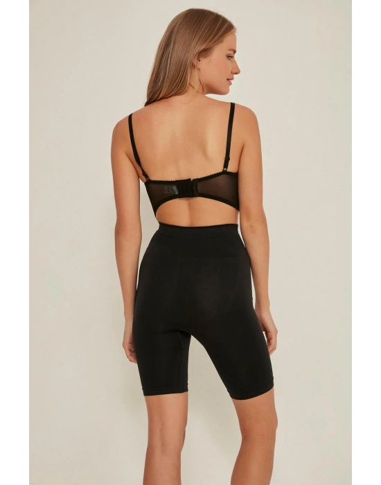 SİYAH MI Emay 3005 Soft Uzun Paçalı Boxer Korse