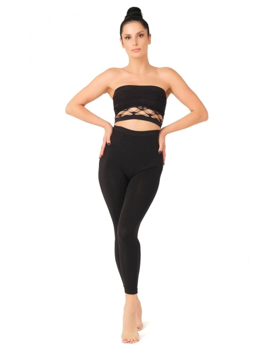 SİYAH MI Emay 3810 Tayt Korse