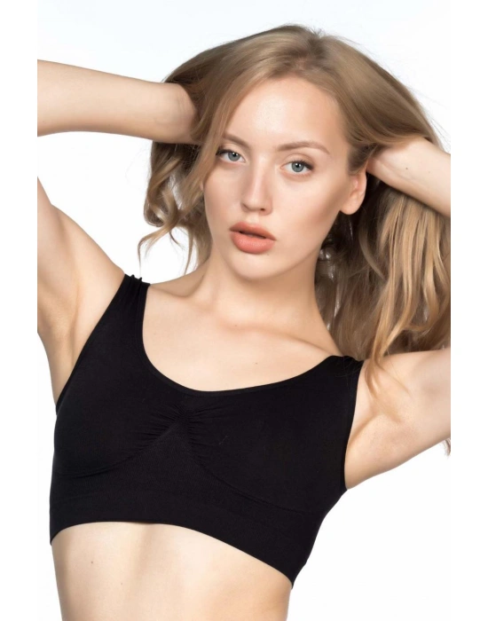 SİYAH MI Emay 4005 Soft Kalın Askı Büstiyer