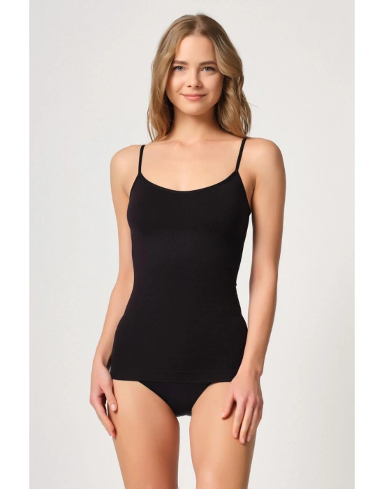 SİYAH MI Emay 5020 İnce Askılı Atlet Korse