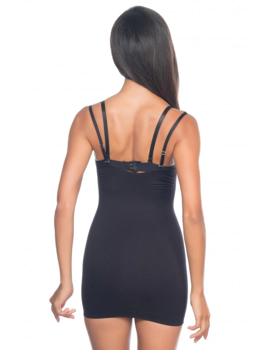 SİYAH MI Emay 5043 Göğsü Açık Masajlı Korse