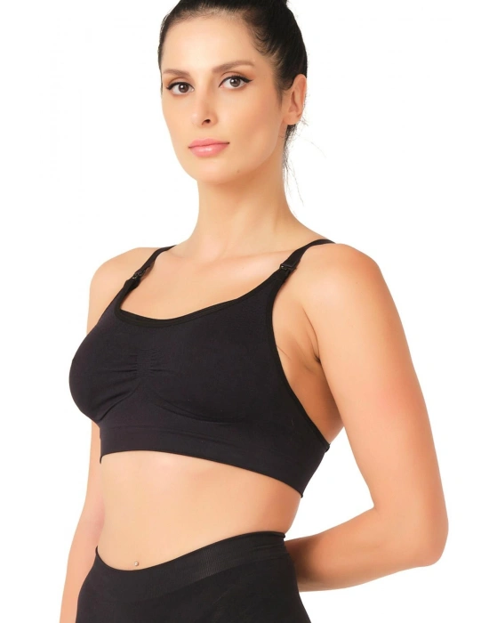 SİYAH MI Emay 5320 Agraflı Emzirme Sütyen