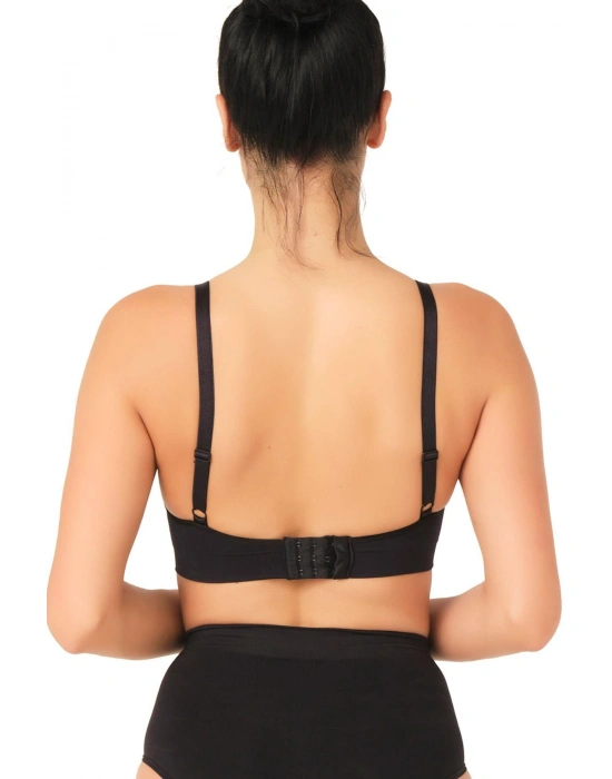 SİYAH MI Emay 5320 Agraflı Emzirme Sütyen