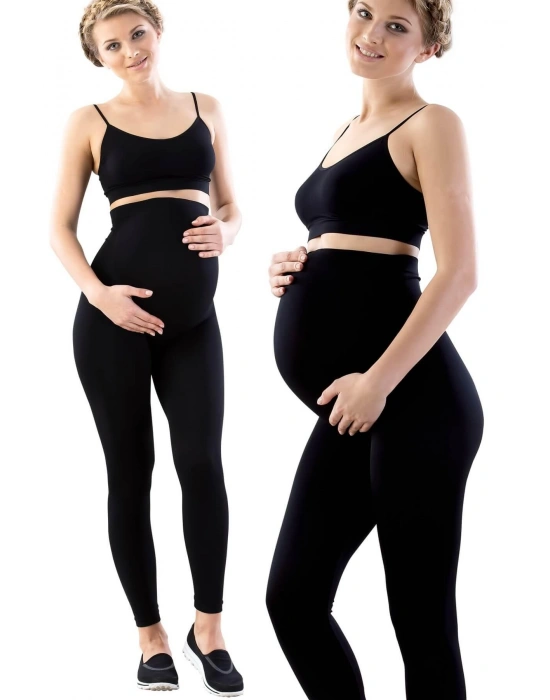 SİYAH MI Emay 5400 Seamless Soft Hamile Tayt