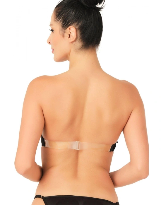 SİYAH MI Emay 701 Şeffaf Askılı Sütyen