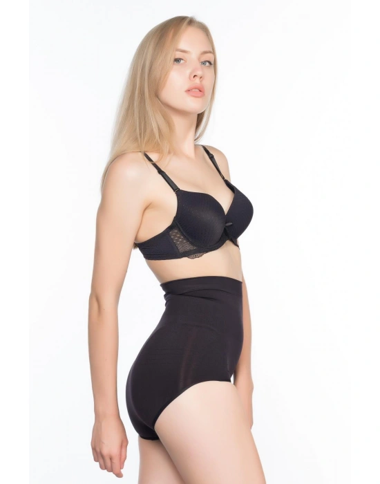 SİYAH MI Emay 7024 Yüksek Bel Slip Korse