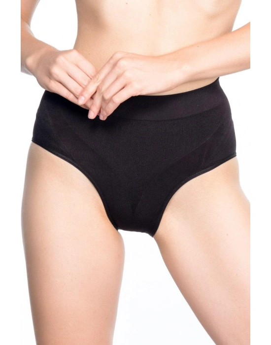 SİYAH MI Emay 7025  Düşük Bel Slip Korse