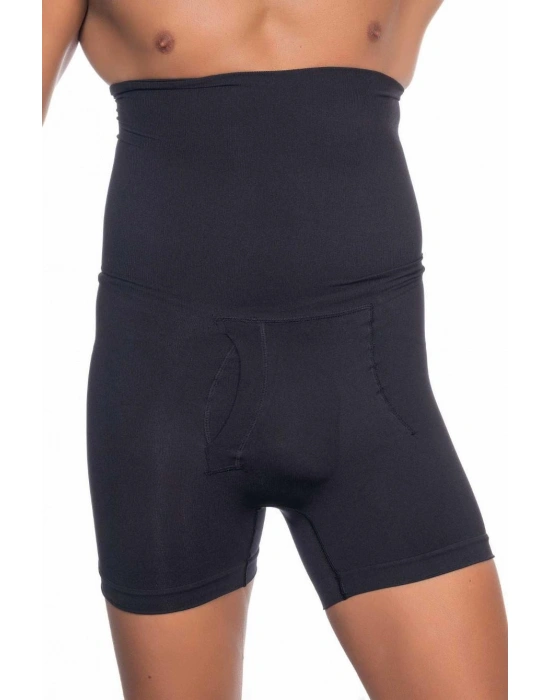 SİYAH MI Emay E1005 Erkek Yüksek Bel Double Boxer Korse