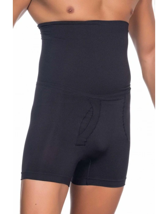 SİYAH MI Emay E1005 Erkek Yüksek Bel Double Boxer Korse