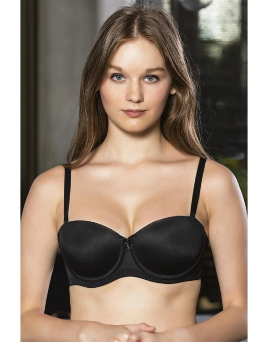 STRAPLEZ SÜTYEN SİYAH  (MGP1410)