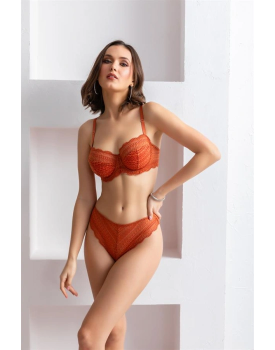 SÜTYEN KÜLOT TAKIM KİREMİT (MGP31801)