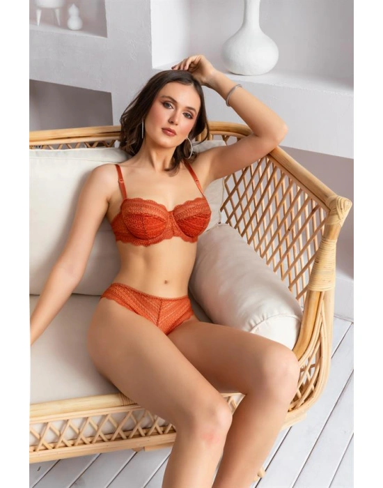 SÜTYEN KÜLOT TAKIM KİREMİT (MGP31801)