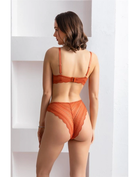 SÜTYEN KÜLOT TAKIM KİREMİT (MGP31801)